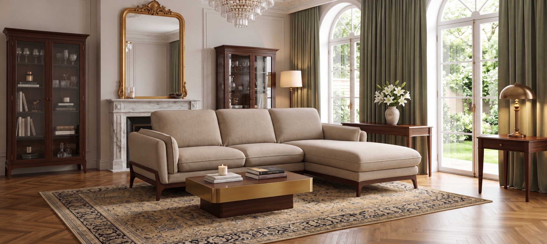 Westwood- Beige, Grey